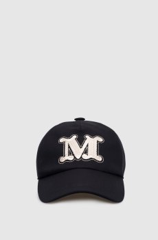 Синяя кепка MXARIBALDO с вышивкой логотипа монограммы