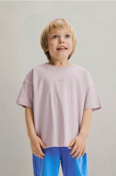 Reserved - Бавовняна футболка - лавандовий - 918IX-04X