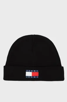 Мужская черная шапка TJM MISSION SHORT Черный ONESIZE Tommy Jeans AM0AM11747