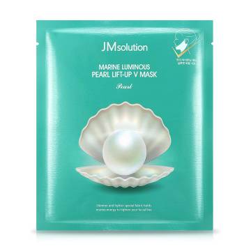 Тканевая маска для подтяжки контура лица JMsolution Marine Luminous Pearl Lift-Up V Mask Pearl с жемчугом, 25 г Тканевая маска для подтяжки контура лица JMsolution Marine Luminous Pearl Lift-Up V Mask Pearl с жемчугом, 25 г