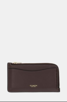 Кожаный чехол на карты Coach