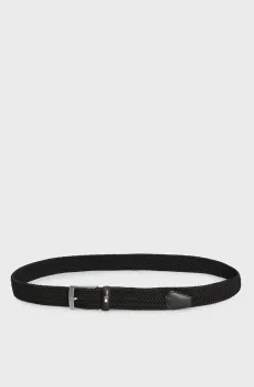 Мужской черный ремень NEW ADAN BELT Черный 110 Tommy Hilfiger AM0AM02801