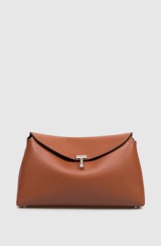 Коричневая кожаная сумка