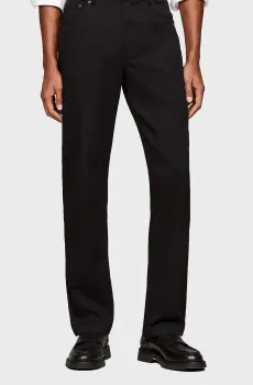Мужские черные брюки DENTON 5PKT 1985 PIMA COTTON Черный 36-32 Tommy Hilfiger MW0MW36429