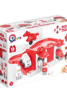 Игровой набор TechnoK Паркинг Новая Почта, от 3 лет, 18 деталей (8454)
