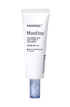 Тонизирующий солнцезащитный крем для лица Medi-Peel Mooltox Hyaluronic Acid Mild Tone Up Sun Cream, SPF 50+ PA ++++, 50 мл