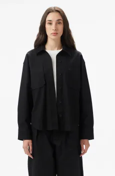 Женская черная рубашка Черный 40 Lacoste CF2605031