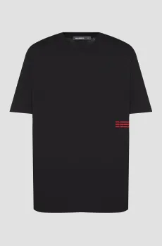 Мужская черная футболка Черный M Karl Lagerfeld 553225.755151;990