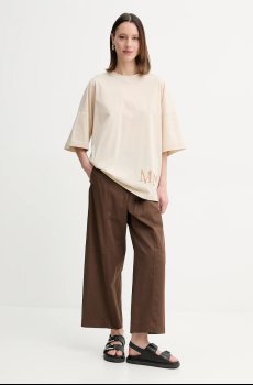 Хлопковая футболка MM by Max Mara