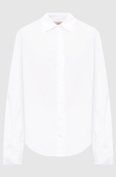 Белая рубашка с логотипом