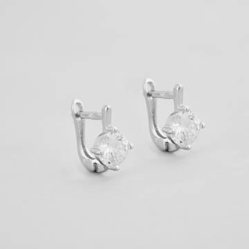Серебряные серьги Minimal 520351б Серебряные серьги Minimal 520351б