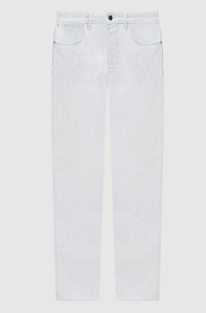 Голубые джинсы с патчем логотипа