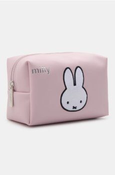 Косметичка з вишивкою Miffy - пастельний рожевий
