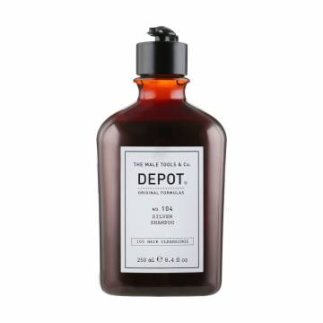 Мужской шампунь Depot 104 Silver Shampoo для седых и светлых волос, 250 мл