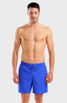 Мужские синие плавательные шорты BEACH BOXER SOLID Синий XL Arena 007137-820
