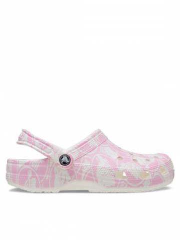 Crocs Шльопанці Classic Duke Print Clog 210003 Рожевий Crocs Шльопанці Classic Duke Print Clog 210003 Рожевий