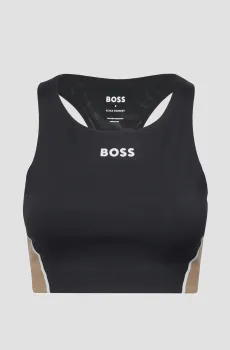 Женский черный топ Черный XS BOSS 50502366;001