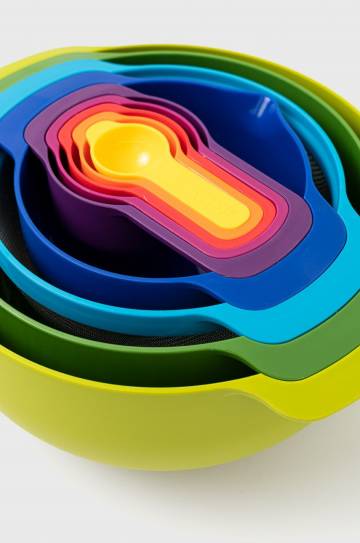 Joseph Joseph Набор кухонных принадлежностей: миски и мерные ложки Nest (9-pack) Joseph Joseph Набор кухонных принадлежностей: миски и мерные ложки Nest (9-pack)