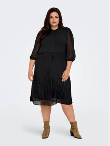 ONLY Carmakoma Повсякденна сукня Piona 15302029 Чорний Regular Fit ONLY Carmakoma Повсякденна сукня Piona 15302029 Чорний Regular Fit