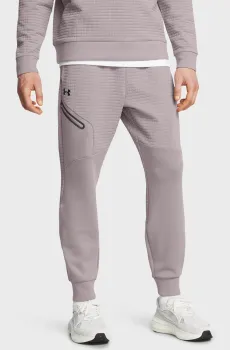 Мужские пудровые спортивные брюки UA Unstoppable Flc Txtr Jrg Розовый M Under Armour 1386544-015