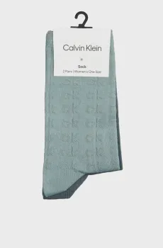 Женские мятные носки (2 пары) CK WOMEN SOCK  CK AO Ментоловый ONESIZE Calvin Klein 701230656