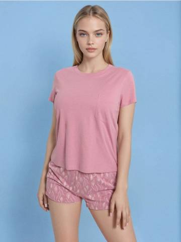Піжамний комплект із двох предметів - рожевий Піжамний комплект із двох предметів - рожевий