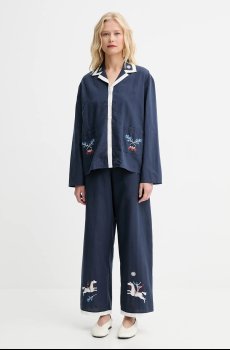 Брюки с примесью льна The Sleeper