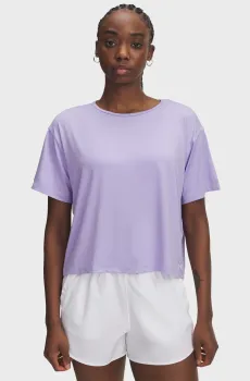 Женская сиреневая футболка Motion SS Фиолетовый M Under Armour 1379178-538
