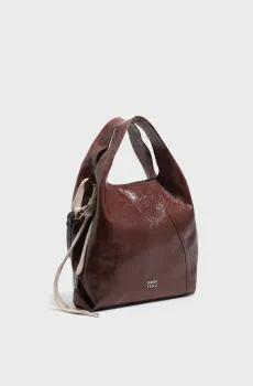 Женская коричневая кожаная сумка Коричневый ONESIZE Bimba Y Lola 261BBAJ7O.11619