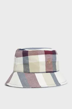 Женская панама с узором BUCKET HAT CHECK Разноцветный ONESIZE Tommy Hilfiger AW0AW15172