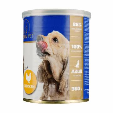 Паштет для взрослых собак Premium Pet с курицей, 360 г Паштет для взрослых собак Premium Pet с курицей, 360 г