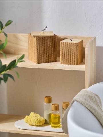 Контейнери, 2 шт. - бежевий