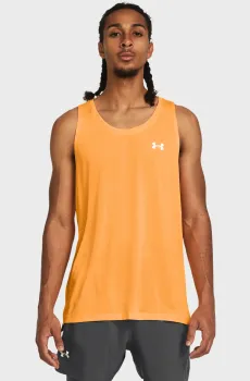 Мужская оранжевая майка UA LAUNCH SINGLET Оранжевый S Under Armour 1382585-803