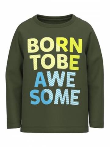 NAME IT Блузка 13218853 Зелений Loose Fit NAME IT Блузка 13218853 Зелений Loose Fit