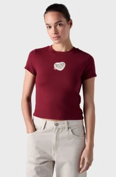 Женская бордовая футболка Бордовый XS Levi’s® 008CH;0015