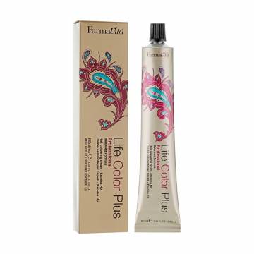 Перманентная крем-краска для волос FarmaVita Life Color Plus Hair Colouring Cream 6.32 Темный блондин золотистый ирис, 100 мл Перманентная крем-краска для волос FarmaVita Life Color Plus Hair Colouring Cream 6.32 Темный блондин золотистый ирис, 100 мл