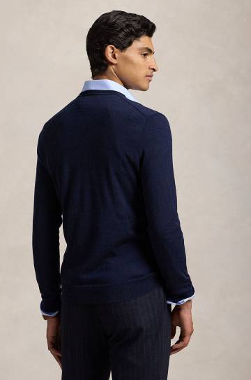 Шерстяной свитер Polo Ralph Lauren RWS-Longsleeve лёгкий 710946142 Шерстяной свитер Polo Ralph Lauren RWS-Longsleeve лёгкий 710946142