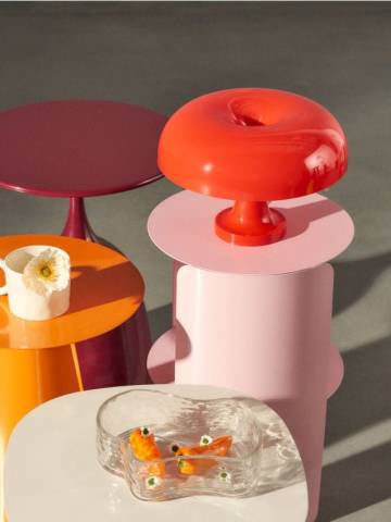 Настільна лампа - червоний