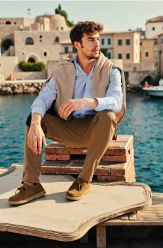 Сорочка regular fit - блакитний