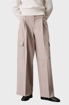 Женские бежевые карго RELAXED LEG TAILORED Бежевый 25 Calvin Klein Jeans J20J224848