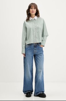 Хлопковая рубашка Guess Jeans