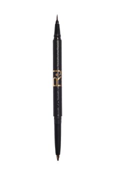 Двухсторонняя подводка и карандаш для глаз Rougj x Liu Jo Double Liner коричневая, 5 мл