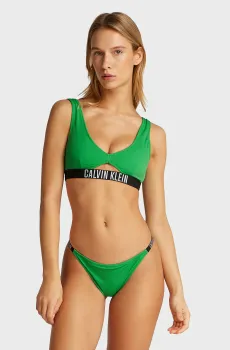 Женские зеленые трусики от купальника Зеленый M Calvin Klein KW0KW02891