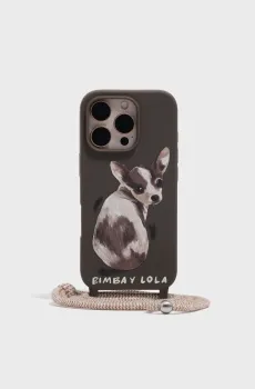 Женский темно-коричневый чехол для iPhone 16 Pro Коричневый ONESIZE Bimba Y Lola 261BAFT18.28640