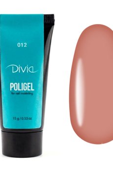 Полигель для наращивания ногтей Divia Polygel 012, 30 г