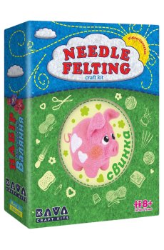 Набор для творчества Умняшка Валяние: Свинка, от 8 лет (ВАЛ-007)