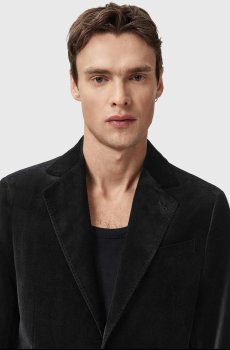 Хлопковый пиджак AllSaints SAGA