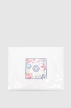 Белый набор из скатерти и салфеток TIZIANO из льна