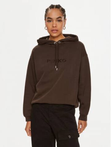 Pinko Світшот Skype 101685 A21P Коричневий Relaxed Fit Pinko Світшот Skype 101685 A21P Коричневий Relaxed Fit