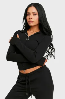 Женское черное худи Черный M Tally Weijl SSWPEMARIE